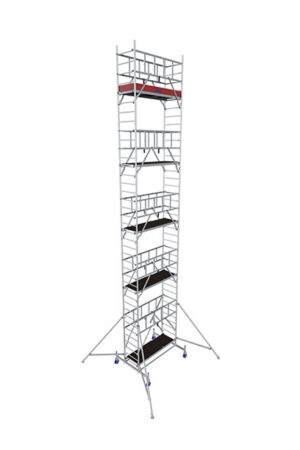 Hliníkové lešenie pojazdné ProTec 0,7x2,0m, výška 11,3m KRAUSE