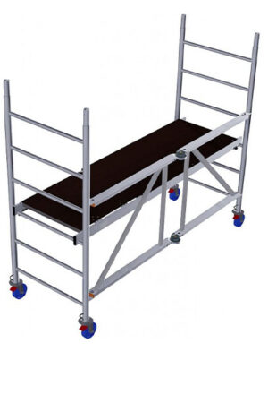 Hliníkové lešenie pojazdné skladacie ProTec XS KRAUSE 0,7 x 2,0m, výška 2,9m