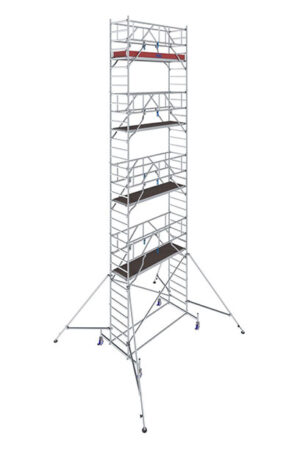 Hliníkové lešenie pojazdné Stabilo10 KRAUSE, 0,75x2,5m, výška 10,4 m