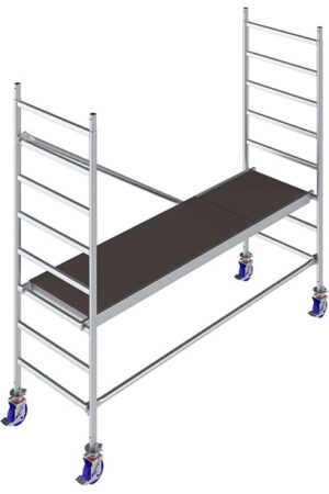 Hliníkové lešenie pojazdné Stabilo10 KRAUSE, 0,75x2,5m, výška 3 m