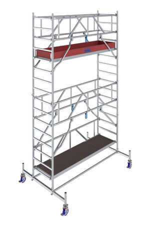 Hliníkové lešenie pojazdné Stabilo10 KRAUSE, 0,75x2,5m, výška 5,4 m
