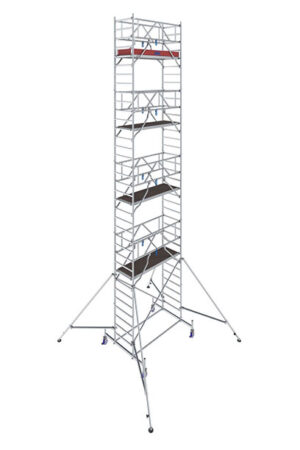 Hliníkové lešenie pojazdné Stabilo10 KRAUSE, 0,75x2,0m, výška 10,40m