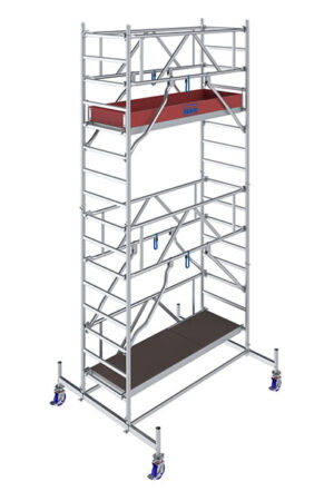 Hliníkové lešenie pojazdné Stabilo10 KRAUSE, 0,75x2,0m, výška 5,40m