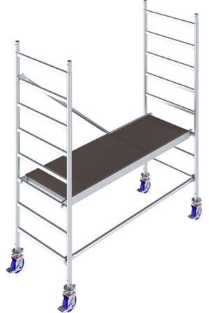 Hliníkové lešenie pojazdné Stabilo10 KRAUSE, 0,75x2,0m, výška 3m