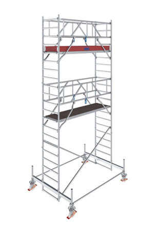 Lešenie pojazdné Stabilo100 KRAUSE, 0,75 x 2,50 m, výška 6,50 m