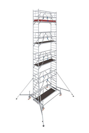 Lešenie pojazdné Stabilo100 KRAUSE, 0,75 x 2,50 m, výška 9,50 m