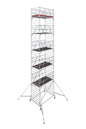 Hliníkové lešenie pojazdné Stabilo50 KRAUSE, 1,50 x 2,50 m, výška 12,40 m