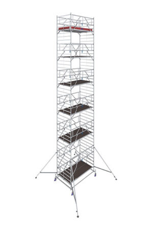 Hliníkové lešenie pojazdné Stabilo50 KRAUSE, 1,50 x 2,50 m, výška 13,40 m