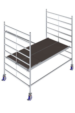 Hliníkové lešenie pojazdné Stabilo50 KRAUSE, 1,50 x 2,50 m, výška 3,00 m