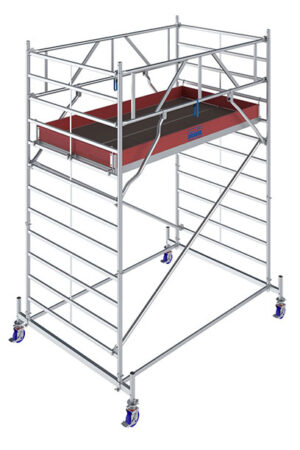 Hliníkové lešenie pojazdné Stabilo50 KRAUSE, 1,50 x 2,50 m, výška 4,40 m