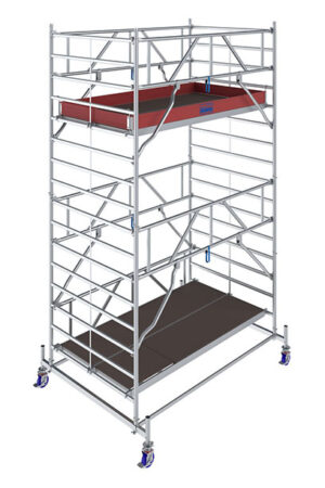 Hliníkové lešenie pojazdné Stabilo50 KRAUSE, 1,50 x 2,50 m, výška 5,40 m