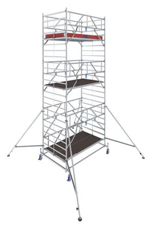 Hliníkové lešenie pojazdné Stabilo50 KRAUSE, 1,50 x 2,50 m, výška 7,40 m