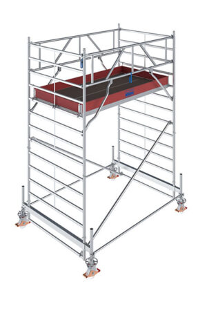 Hliníkové lešenie pojazdné Stabilo500 KRAUSE, 1,50x2,50 m, výška 4,50 m