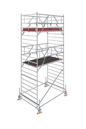 Hliníkové lešenie pojazdné Stabilo500 KRAUSE, 1,50x2,50 m, výška 6,50 m