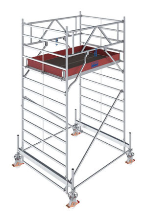 Hliníkové lešenie pojazdné Stabilo500 KRAUSE, 1,50x2,00 m, výška 4,50 m