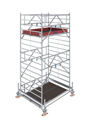 Hliníkové lešenie pojazdné Stabilo500 KRAUSE, 1,50x2,00 m, výška 5,50 m