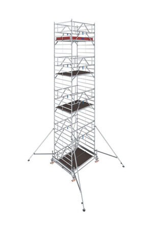 Hliníkové lešenie pojazdné Stabilo500 KRAUSE, 1,50x2,00 m, výška 9,50 m