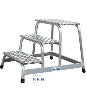 Podesta-hliníkové schody 3 stupne KRAUSE