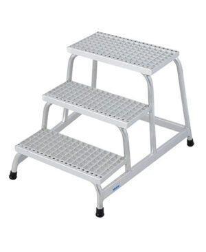 Podesta hliníková s roštom 3 stupne, KRAUSE