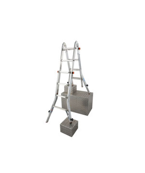 KRAUSE rebrík profi kĺbový teleskopický TELEVARIO 4x5